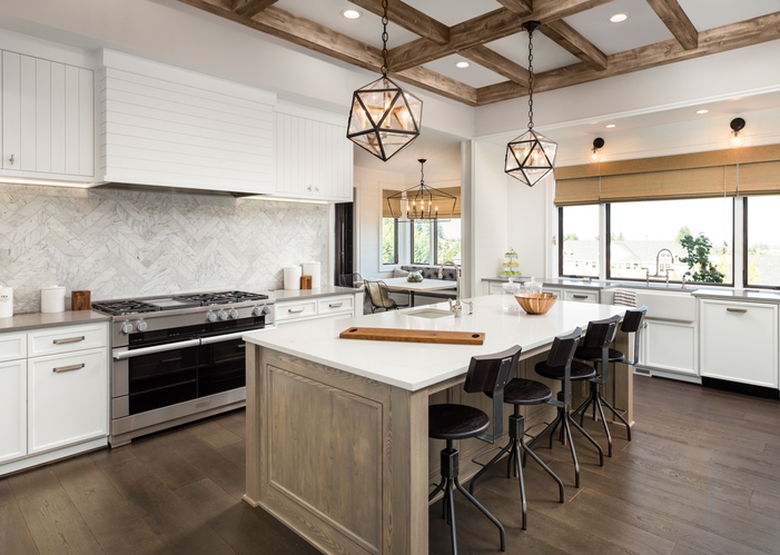 New lighting in a white kitchen in Livermore, CA