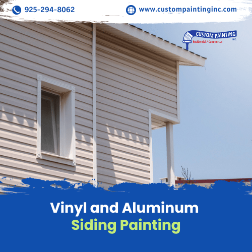 Aluminum siding on a Pleasanton, CA home