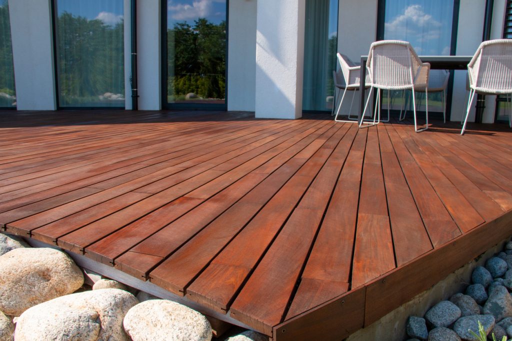 Professional stained deck in Livermore, CA